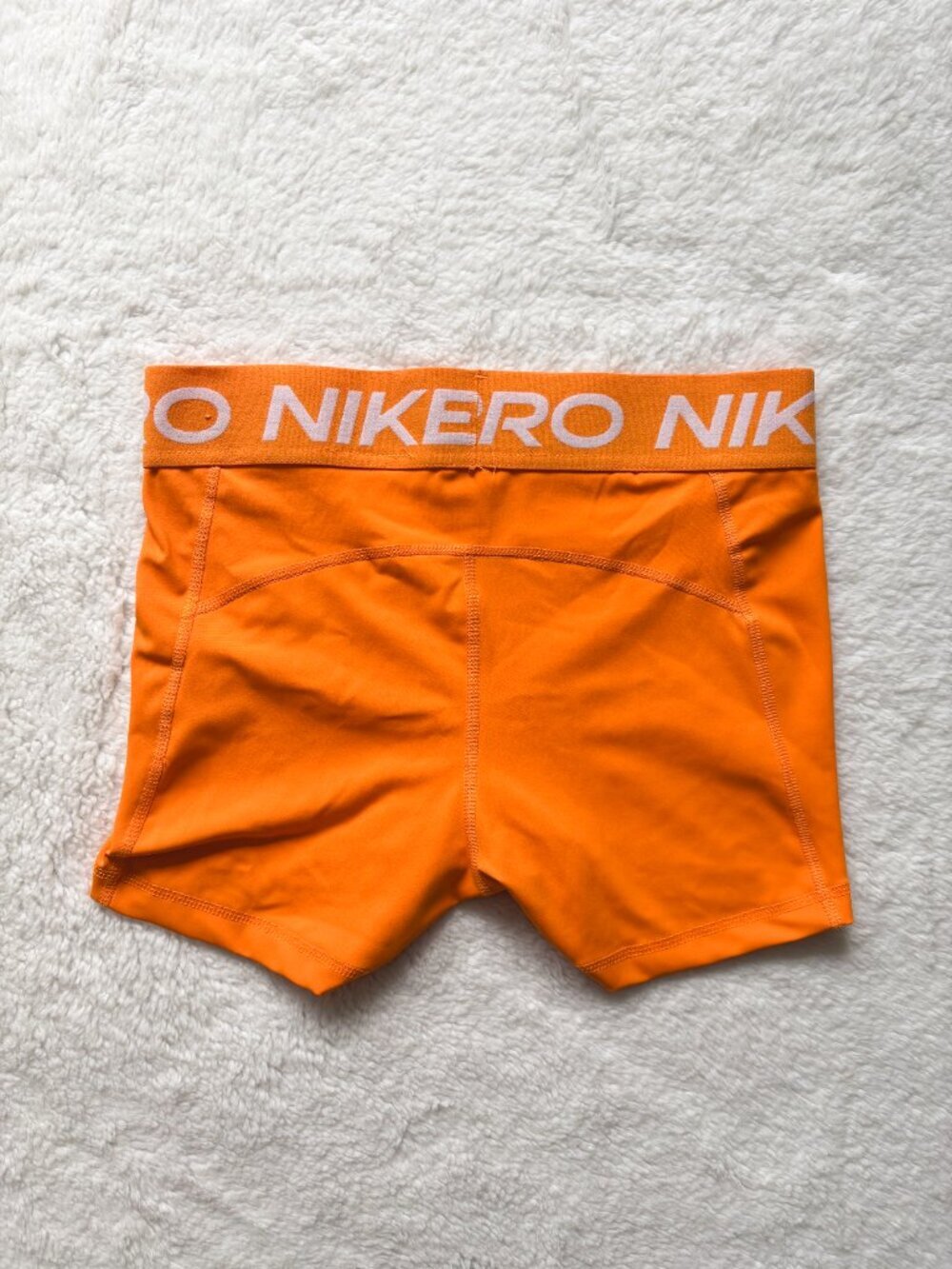 Nike Pro Orange Compression Shorts Women’s Medium Activewear - Picture 4 of 10